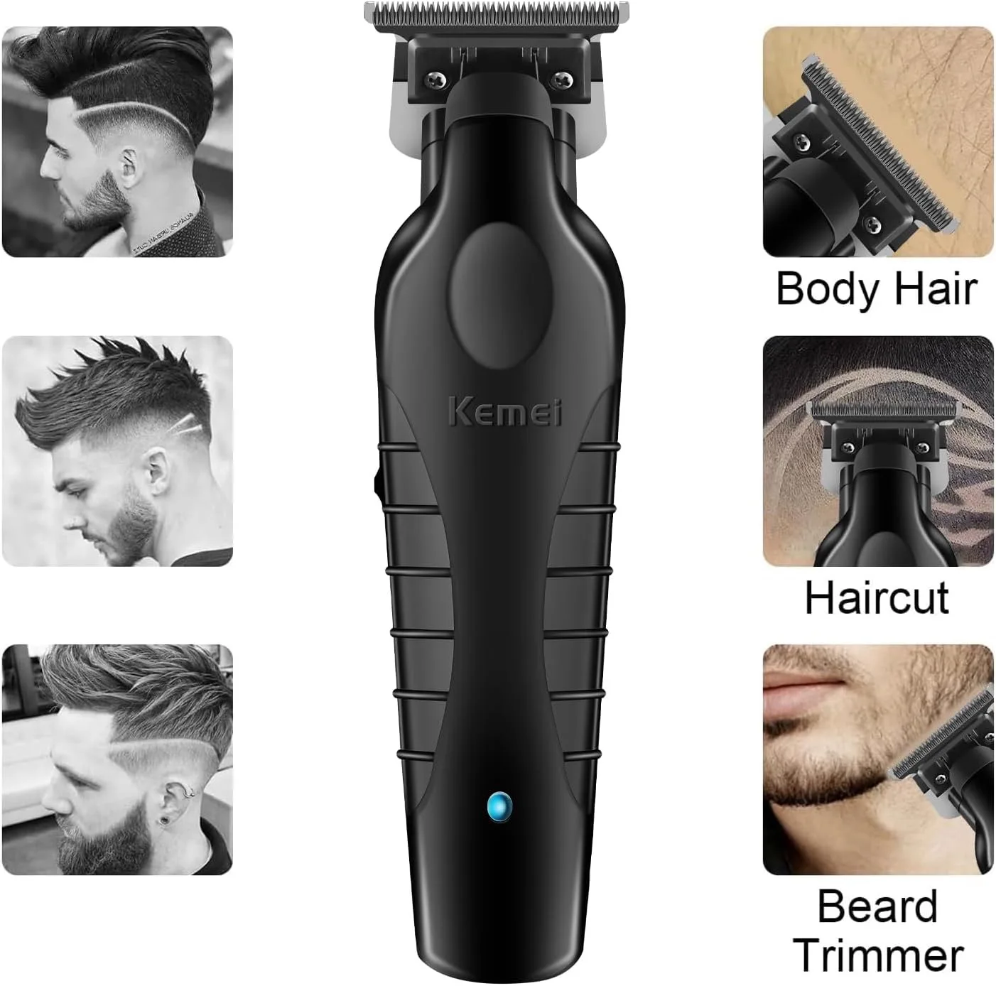 Профессиональная беспроводная машинка для стрижки Kemei 2299 Barber Zero Gapped Trimmer, перезаряжаемая, с функцией точной стрижки (0 мм), для мужчин.
Профессиональная беспроводная машинка для стрижки Kemei 2299 Barber Zero Gapped Trimmer, перезаряжаемая, с функцией точной стрижки (0 мм), для мужчин.