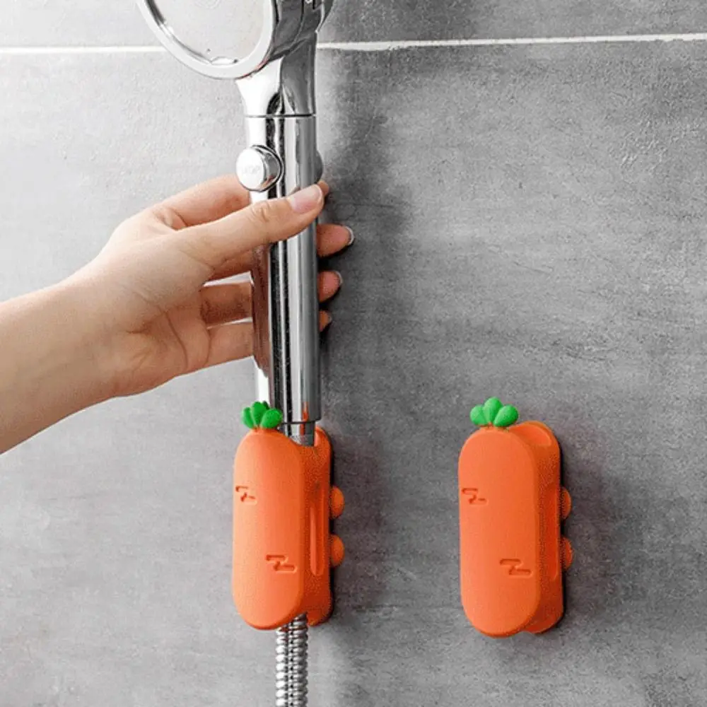 Universal Suction Wall Shower Head Stable Sticky Carrot Shower Head Rack Wall Hanging Adjustable Shower Head Holder Bathroom
Universal Suction Wall Shower Head Stable Sticky Carrot Shower Head Rack Wall Hanging Adjustable Shower Head Holder Bathroom