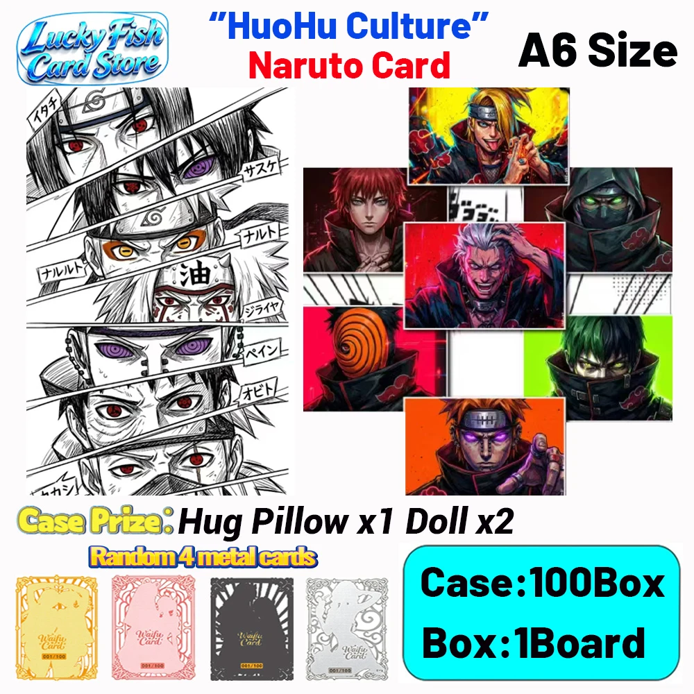 Wholesale 2026 New HuoHu Creative Studio Naruto Card A6 Size Acrylic Board Color Paper Anime Hobby Gifts
Wholesale 2026 New HuoHu Creative Studio Naruto Card A6 Size Acrylic Board Color Paper Anime Hobby Gifts