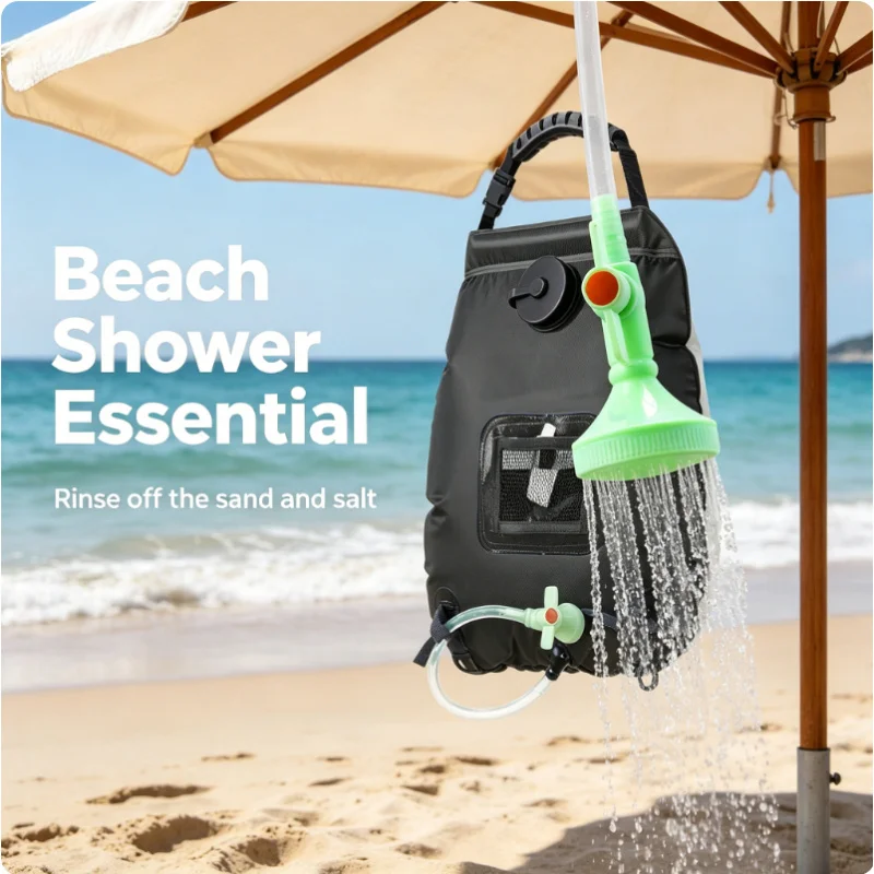 20L Solar Heating Camping Shower Bag 45°C Hot Water Portable Bath Bag with Detachable Hose & Shower Head for Outdoor Hiking
20L Solar Heating Camping Shower Bag 45°C Hot Water Portable Bath Bag with Detachable Hose & Shower Head for Outdoor Hiking