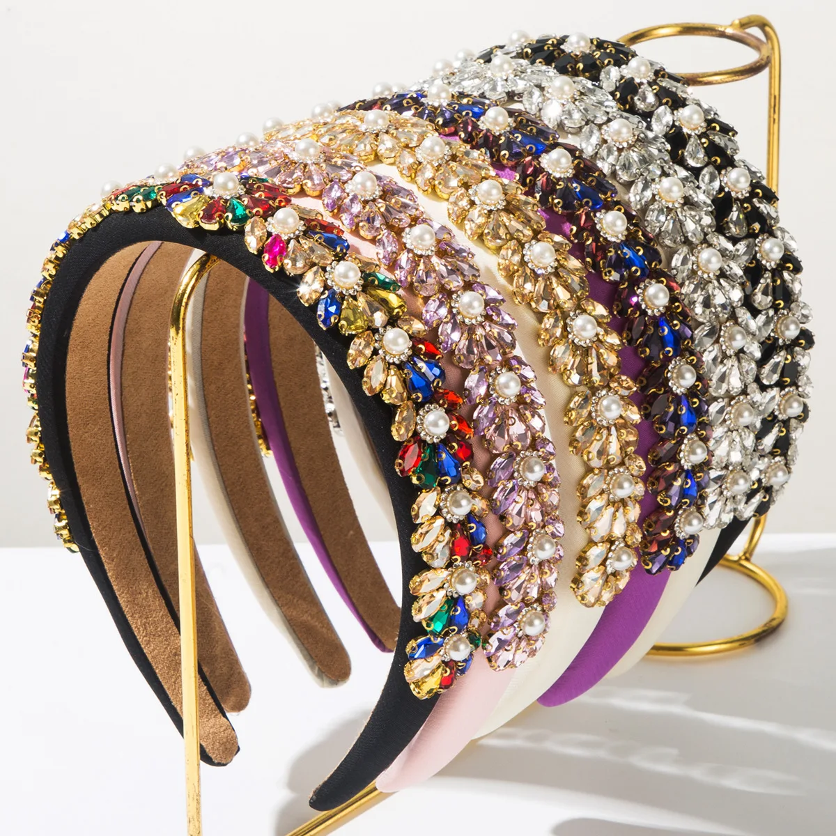 Rhinestone Headband Vintage Colorful Head Band Non Slip Fashion Bling Sparkly Diamond Headband Hair Accessories for Women Girls
Rhinestone Headband Vintage Colorful Head Band Non Slip Fashion Bling Sparkly Diamond Headband Hair Accessories for Women Girls