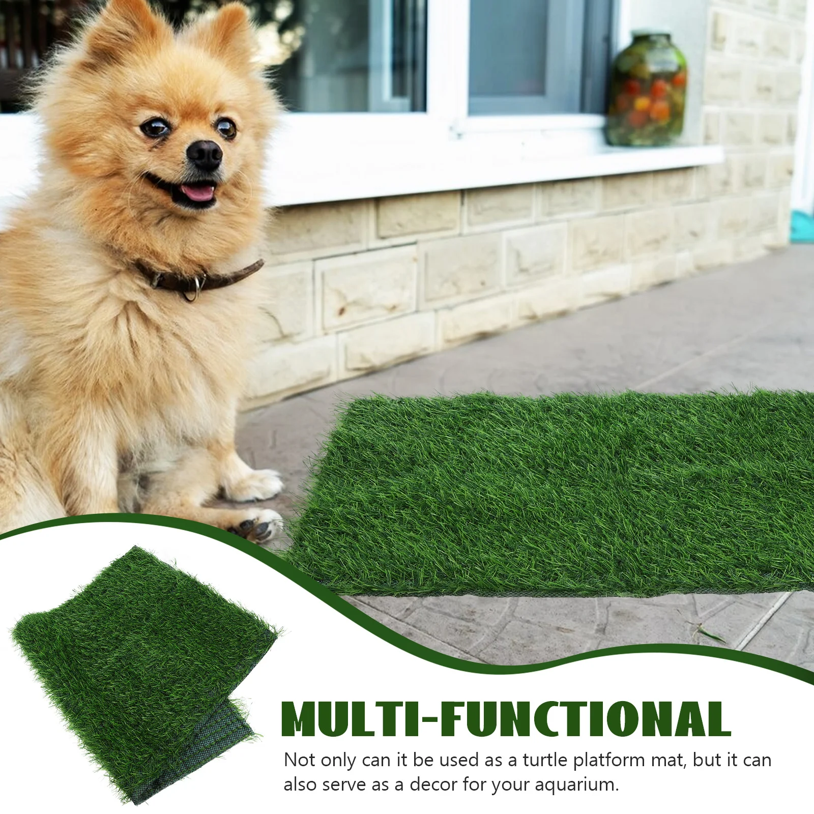 5pcs Set of 5 Fake Grass Artificial Dog Pad for Dogs Training Turf Pet Pee Mat Green
5pcs Set of 5 Fake Grass Artificial Dog Pad for Dogs Training Turf Pet Pee Mat Green
