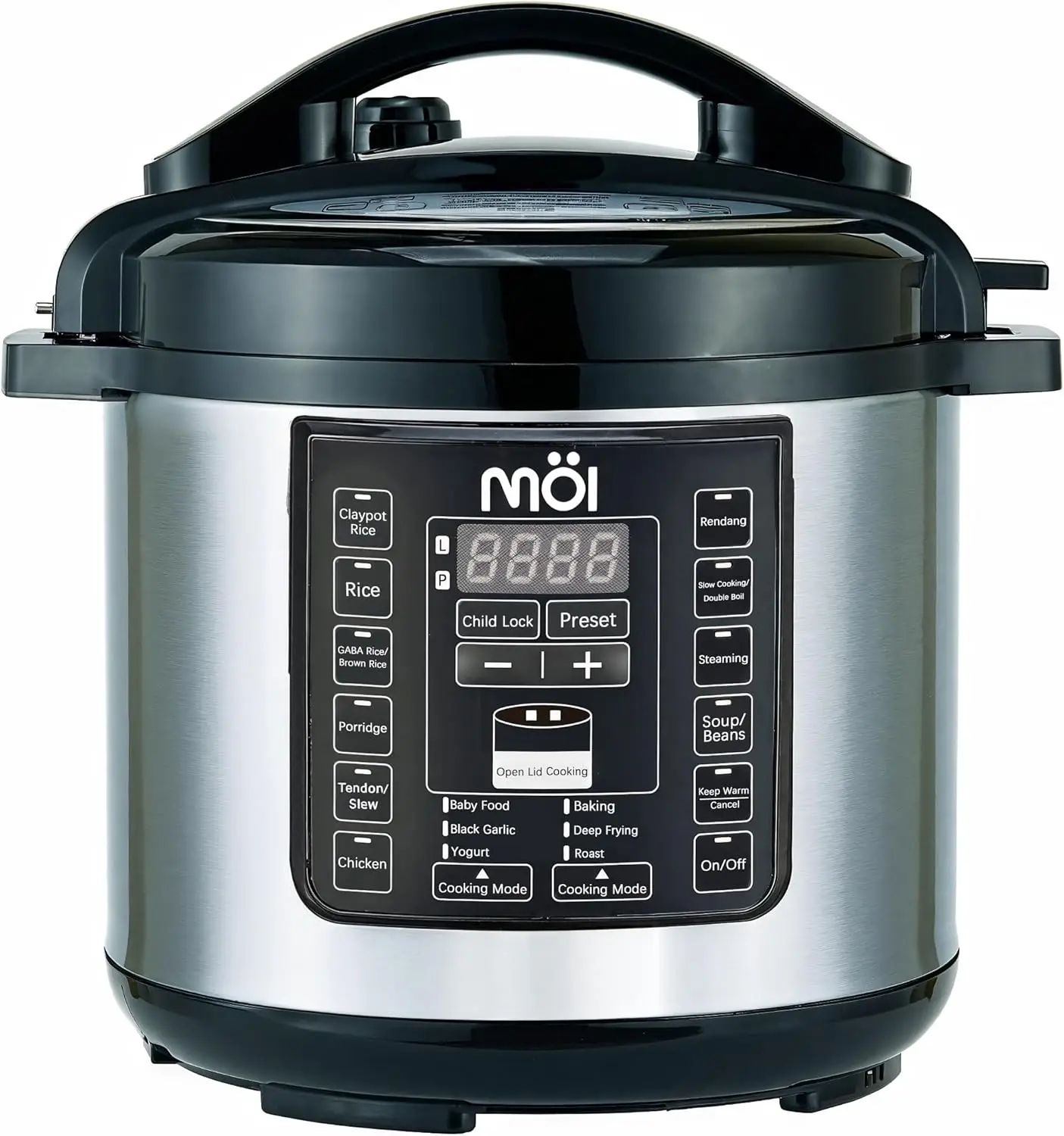 Electric Pressure Cooker - Digital Pressure Cooker with 12 Cooking Settings, Detachable Non-Stick Pot with Stainless Steel Lid,
Electric Pressure Cooker - Digital Pressure Cooker with 12 Cooking Settings, Detachable Non-Stick Pot with Stainless Steel Lid,