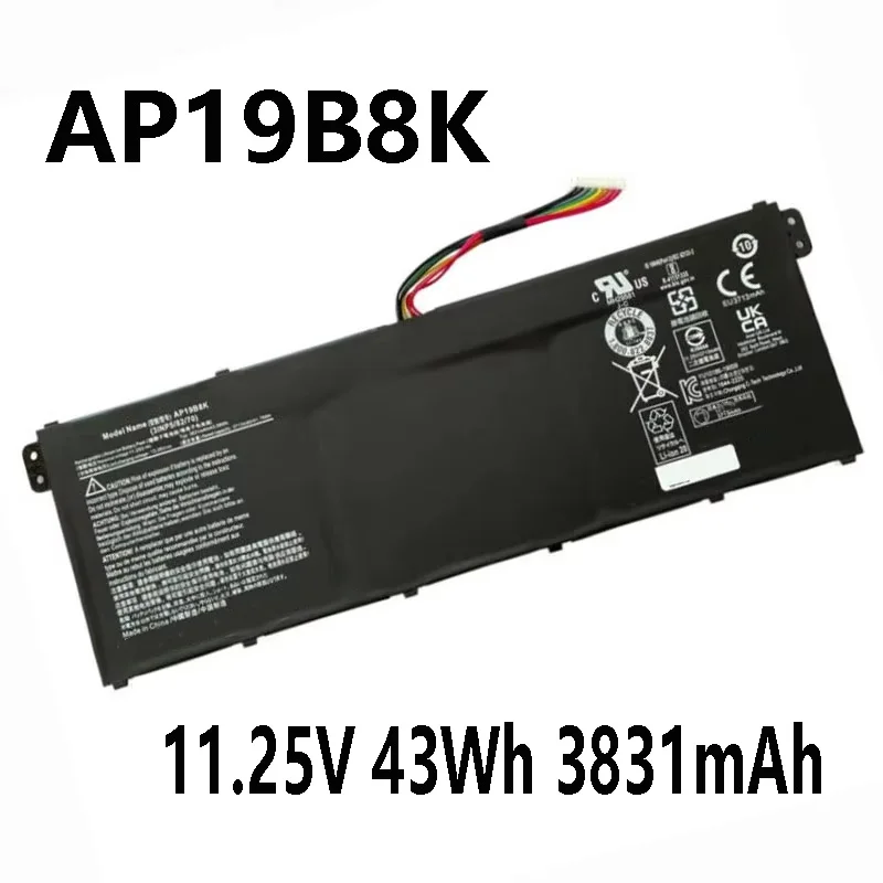 AP19B8K 11.25V 43Wh 3831mAh Laptop Battery For Acer Aspire A315-56 A317-52 SF314-42-R33B SF314-42
AP19B8K 11.25V 43Wh 3831mAh Laptop Battery For Acer Aspire A315-56 A317-52 SF314-42-R33B SF314-42