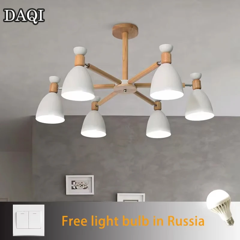 Modern E27 Living Room Lighting chandelier Dining Room Solid Wood Pendant Bedroom Simple Ceiling chandelier Hotel Pendant lamp
Modern E27 Living Room Lighting chandelier Dining Room Solid Wood Pendant Bedroom Simple Ceiling chandelier Hotel Pendant lamp