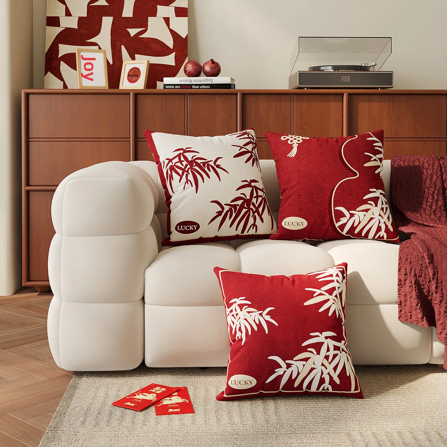 New Chinese Red New Year Decorative Pillowcase with Core Living Room Sofa Backrest Cushion Bed Head Pillow Waist Support
New Chinese Red New Year Decorative Pillowcase with Core Living Room Sofa Backrest Cushion Bed Head Pillow Waist Support