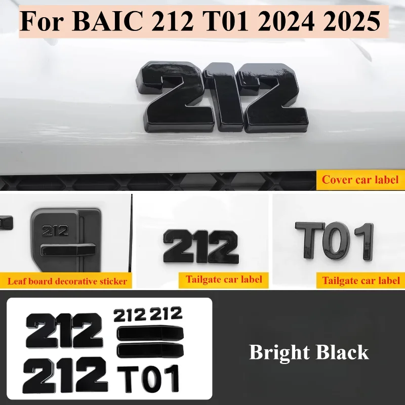 Fit For BAIC 212 T01 2024 2025 Car Hood Logo Sticker Regular Version Long Wind Version Modified Car Tailgate Decoration Sticker
Fit For BAIC 212 T01 2024 2025 Car Hood Logo Sticker Regular Version Long Wind Version Modified Car Tailgate Decoration Sticker