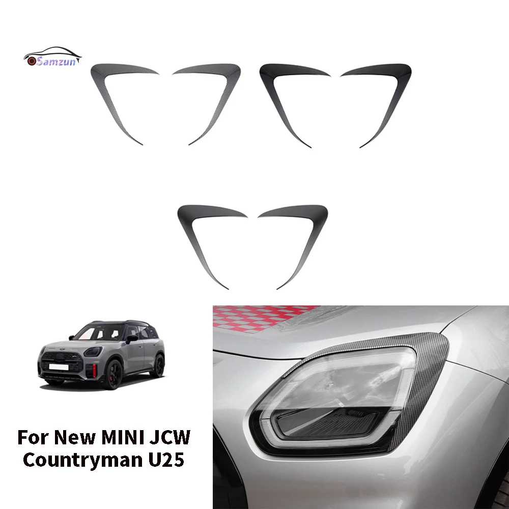 Для нового MINI JCW Countryman U25, рамка для фар автомобиля, украшение, Стайлинг, крышка для фар, аксессуары для бровей, комплект чернения
Для нового MINI JCW Countryman U25, рамка для фар автомобиля, украшение, Стайлинг, крышка для фар, аксессуары для бровей, комплект чернения