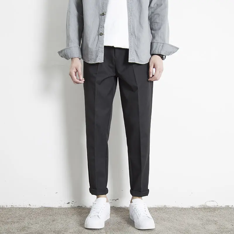 New Four Seasons Men's Fashion Sagging Business Casual Straight Tube Versatile Fashion Korean Elastic Waist Suit Pants JJ12
New Four Seasons Men's Fashion Sagging Business Casual Straight Tube Versatile Fashion Korean Elastic Waist Suit Pants JJ12