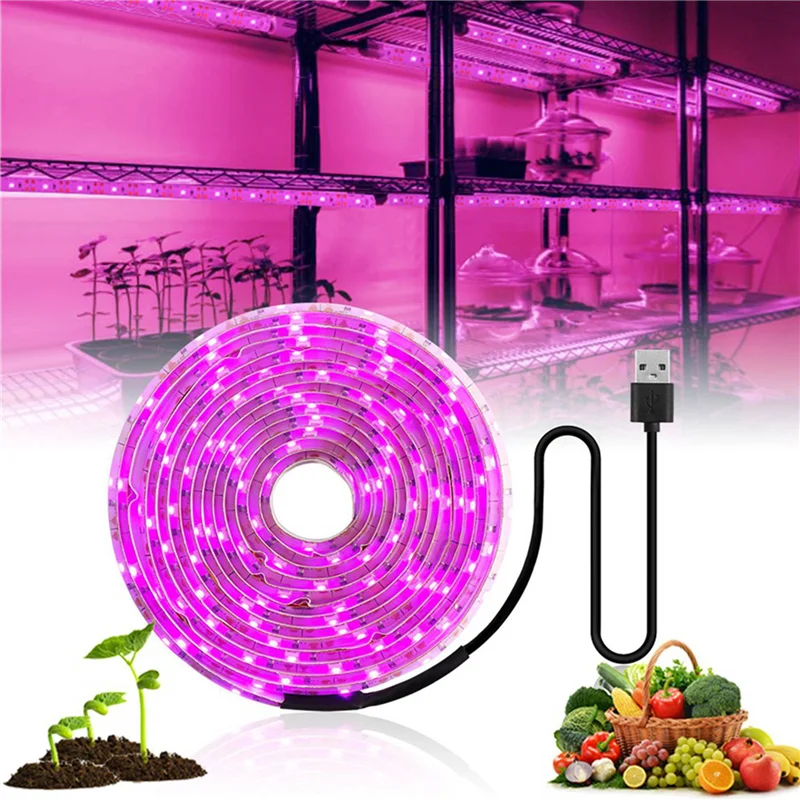 A34R 8X LED Grow Light Full Spectrum 5V USB Grow Light Strip 2835 LED Phyto Lamps For Plants Growing 100Cm
A34R 8X LED Grow Light Full Spectrum 5V USB Grow Light Strip 2835 LED Phyto Lamps For Plants Growing 100Cm