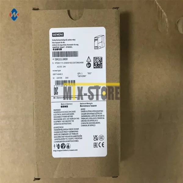 2026 1pcs New 3sk1111-2ab30 Safety Relay Brand New Original Spot PLC
2026 1pcs New 3sk1111-2ab30 Safety Relay Brand New Original Spot PLC