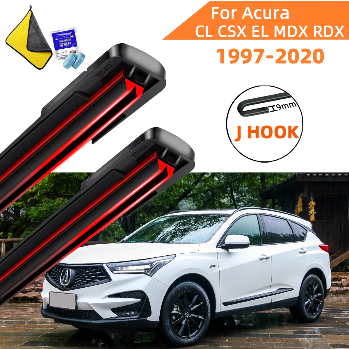 Double Rubber Car Wipers for Acura CL CSX EL MDX RDX Front Blade Brushes Cutter Automobiles Accessorie Windscreen Wear Wiper
Double Rubber Car Wipers for Acura CL CSX EL MDX RDX Front Blade Brushes Cutter Automobiles Accessorie Windscreen Wear Wiper