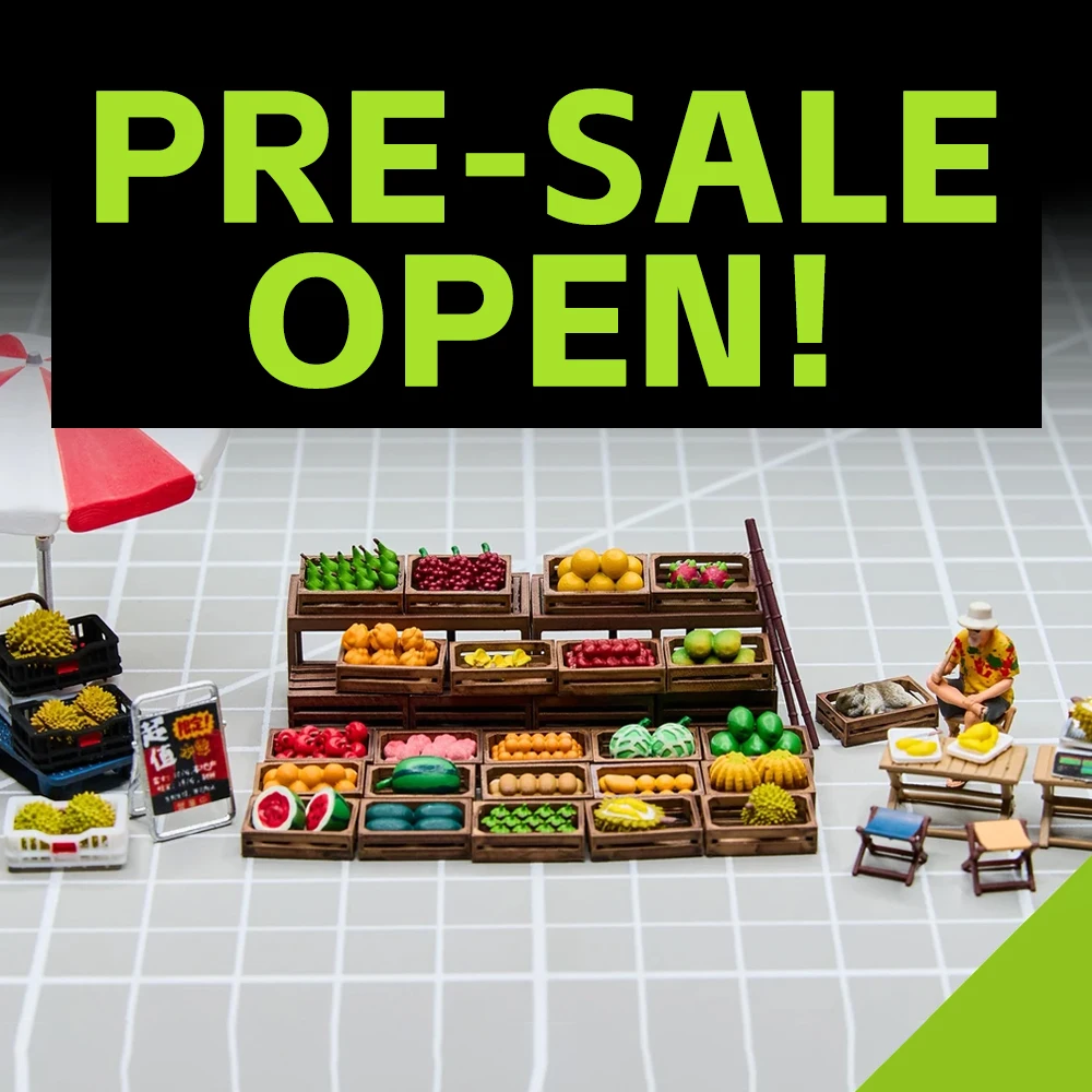 Предпродажа Kicarmod 1:64, набор подставок для фруктов, 3D-печать, материал из смолы, миниатюрная фигурка сцены, модель
Предпродажа Kicarmod 1:64, набор подставок для фруктов, 3D-печать, материал из смолы, миниатюрная фигурка сцены, модель