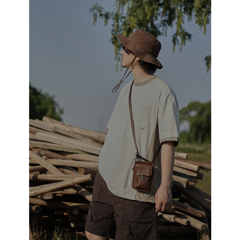 Loose Fit Short Sleeve round Neck T-Shirt for Youth Casual Japanese Style Patchwork Design Summer Fashionable Men's Top
Loose Fit Short Sleeve round Neck T-Shirt for Youth Casual Japanese Style Patchwork Design Summer Fashionable Men's Top