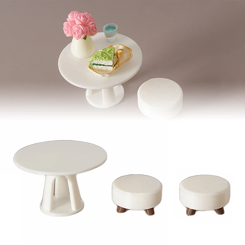 1/12 кукольный домик, имитация круглого стола, набор табуретов, модель кукольного домика, мебель для гостиной, украшение, микросцена, строительный реквизит
1/12 кукольный домик, имитация круглого стола, набор табуретов, модель кукольного домика, мебель для гостиной, украшение, микросцена, строительный реквизит