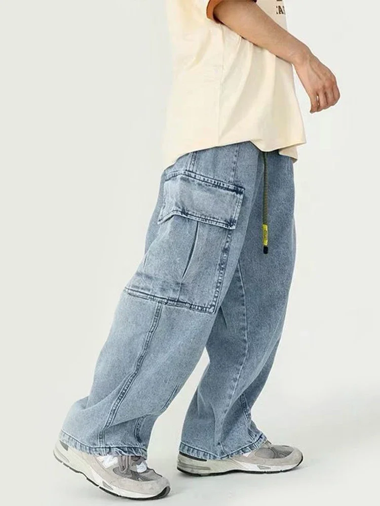 Baggy Jeans Trousers Male Denim Pants Black Wide Leg Men's Loose Casual Korean Streetwear Hip Hop Harajuku
Baggy Jeans Trousers Male Denim Pants Black Wide Leg Men's Loose Casual Korean Streetwear Hip Hop Harajuku