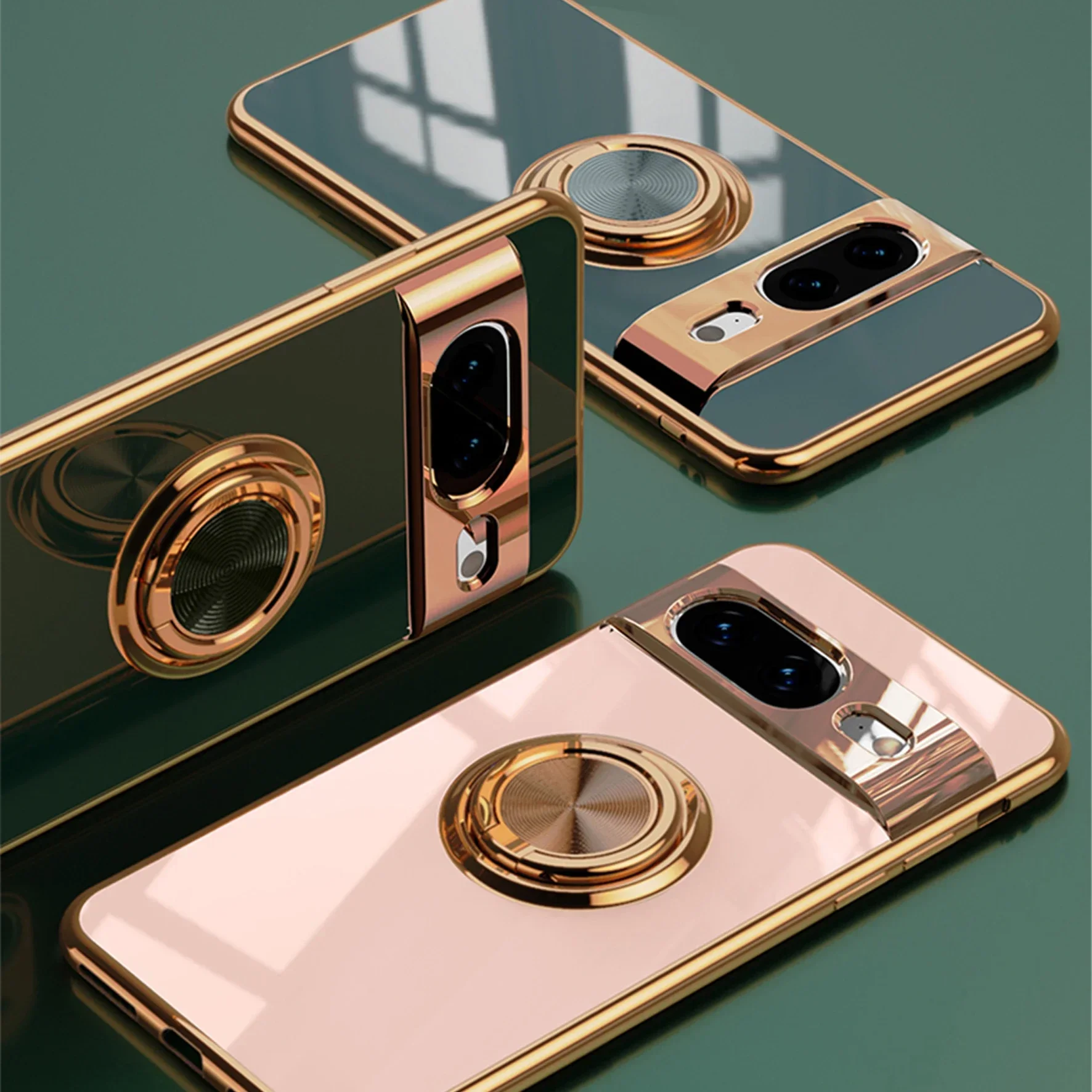 Electroplating Magnetic Ring Bracket Phone Case for Google Pixel 9Pro 9 8Pro 8A 8 7Pro 7A 7 6A 5A Shockproof Protection Cover
Electroplating Magnetic Ring Bracket Phone Case for Google Pixel 9Pro 9 8Pro 8A 8 7Pro 7A 7 6A 5A Shockproof Protection Cover