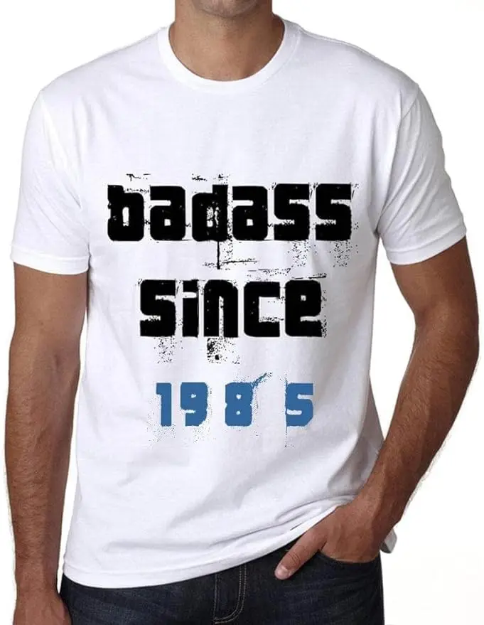 1985 39th Birthday Anniversary 39 Year Old Gift Men's Graphic Printed T-Shirt Summer O-neck Casual Fashion Short-sleev Tops
1985 39th Birthday Anniversary 39 Year Old Gift Men's Graphic Printed T-Shirt Summer O-neck Casual Fashion Short-sleev Tops