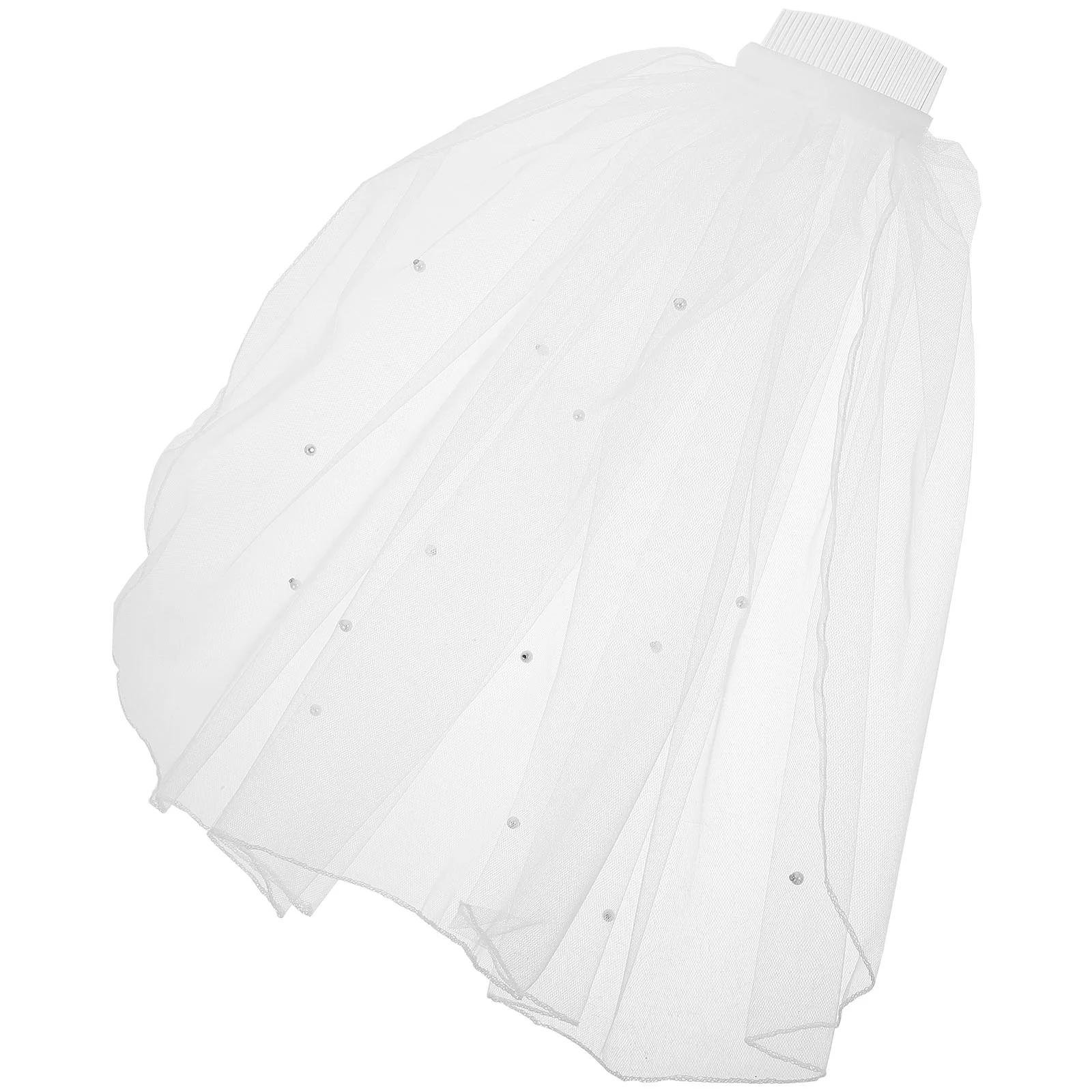 Women's Tulle Bridal Veil Pearl Wedding Veil with Hair Comb for Bride Flower Girl Wedding Party Photography (White)
Women's Tulle Bridal Veil Pearl Wedding Veil with Hair Comb for Bride Flower Girl Wedding Party Photography (White)