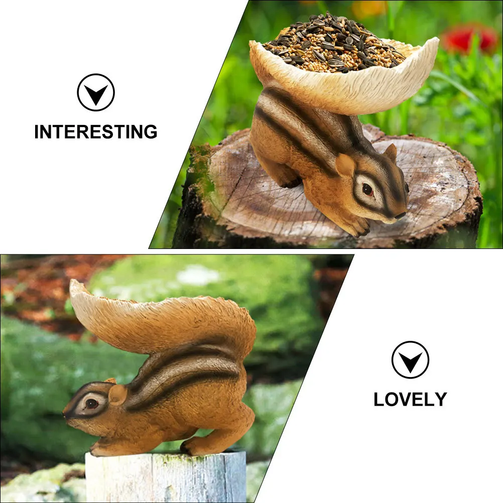 1Pcs Squirrel Feeder Resin Garden Ornament Cartoon Style Durable Outdoor Lawn Landscaping Creative Decor Garden Decor
1Pcs Squirrel Feeder Resin Garden Ornament Cartoon Style Durable Outdoor Lawn Landscaping Creative Decor Garden Decor