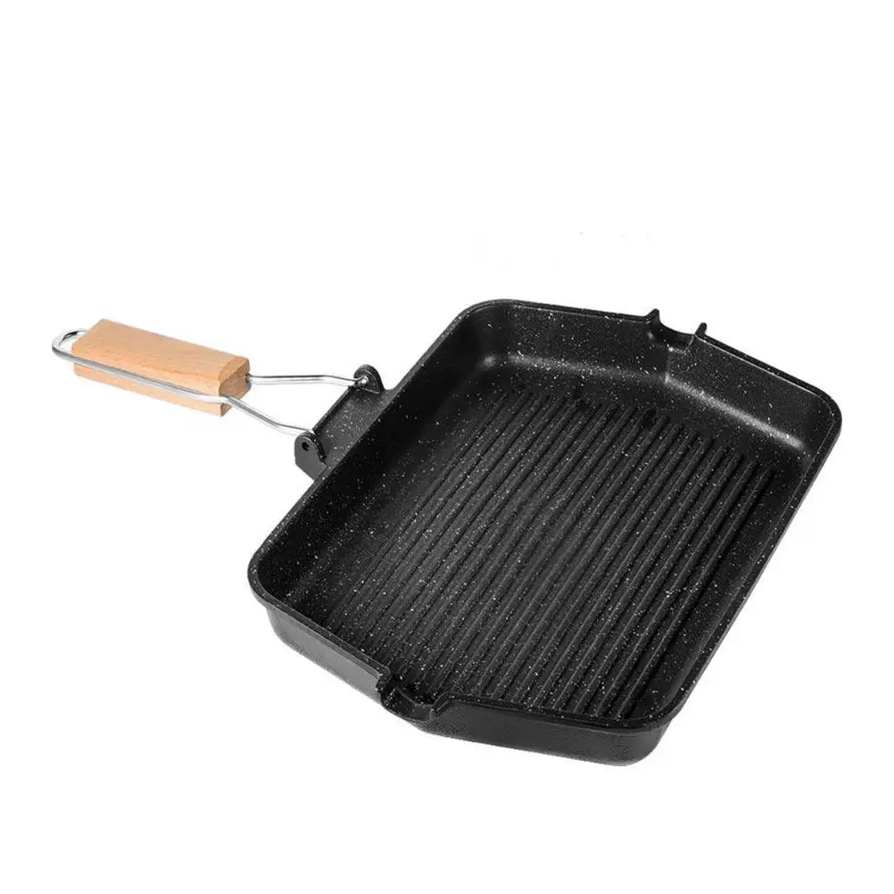 1Pcs Non-Stick Bbq Grill Pan Foldable Handle Professional Iron Frying Pan Smokeless Kitchen Cookware for Gas Induction Cooker
1Pcs Non-Stick Bbq Grill Pan Foldable Handle Professional Iron Frying Pan Smokeless Kitchen Cookware for Gas Induction Cooker
