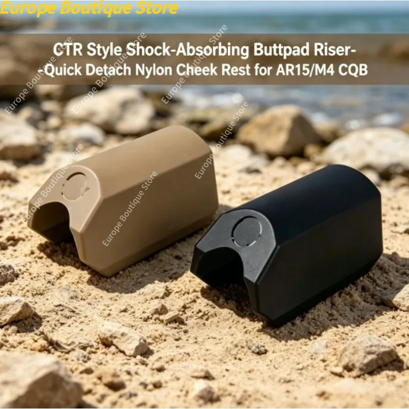 Cheek Riser For CTR Style Buttpad Shock Absorbing Nylon Quick Detach For AR15 M4 Style CQB Tactical Hunting Parts
Cheek Riser For CTR Style Buttpad Shock Absorbing Nylon Quick Detach For AR15 M4 Style CQB Tactical Hunting Parts