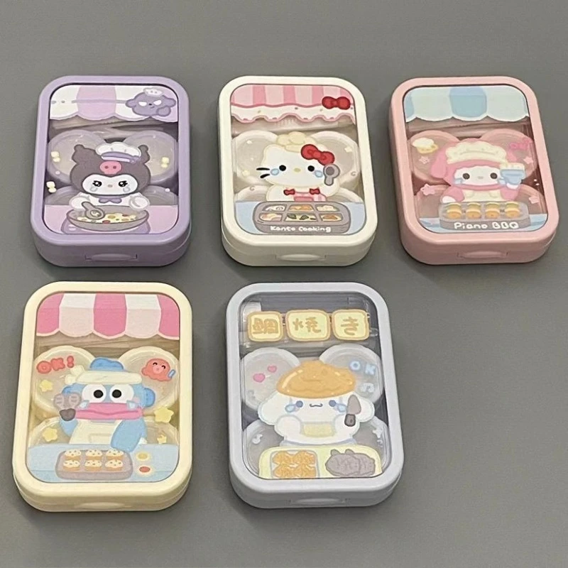Hello Kitty Contact Lens Box Cute Cartoon Transparent Contact Lens Companion Care Box Two Pair Set Storage Accessories Wholesale
Hello Kitty Contact Lens Box Cute Cartoon Transparent Contact Lens Companion Care Box Two Pair Set Storage Accessories Wholesale