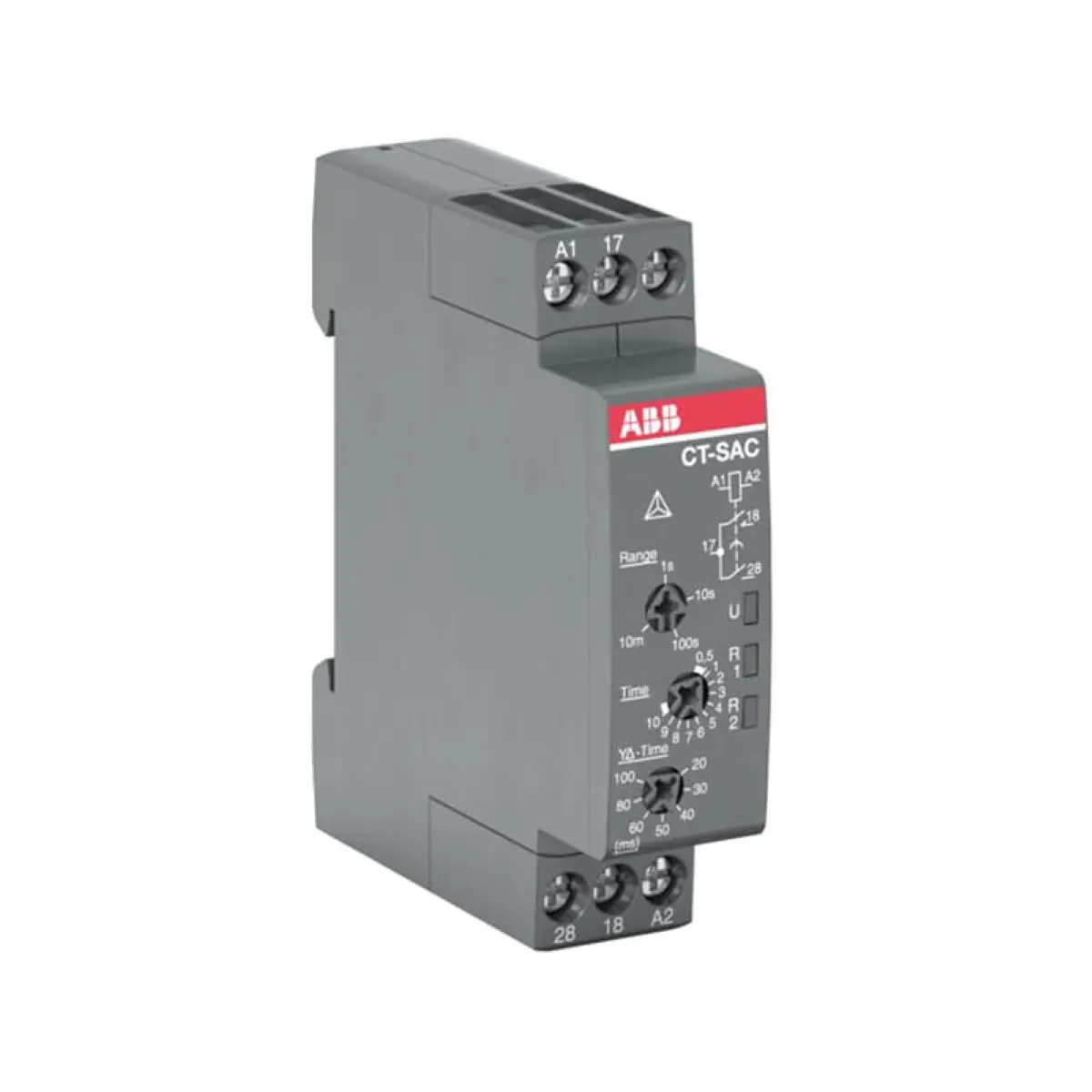 10230088 CT-SAC.22 1SVR508210R0100 Time relay, Star-delta 2n/o, 24-48VDC/24-240VAC
10230088 CT-SAC.22 1SVR508210R0100 Time relay, Star-delta 2n/o, 24-48VDC/24-240VAC