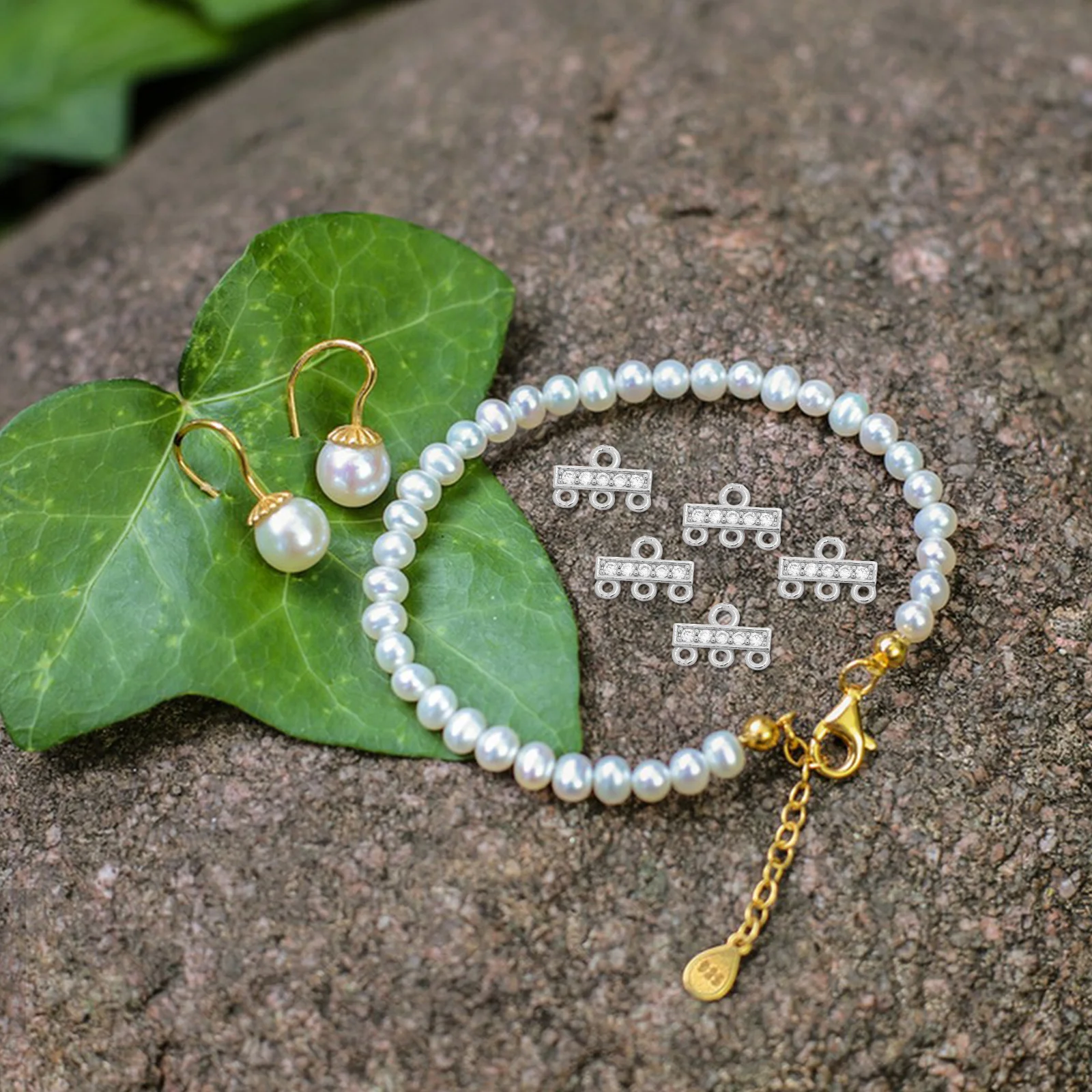 10Pcs Multi Strand Zircon Jewelry Clasp Necklace End Closure Bracelet Connector for DIY Layered Jewelry Making Accessories
10Pcs Multi Strand Zircon Jewelry Clasp Necklace End Closure Bracelet Connector for DIY Layered Jewelry Making Accessories