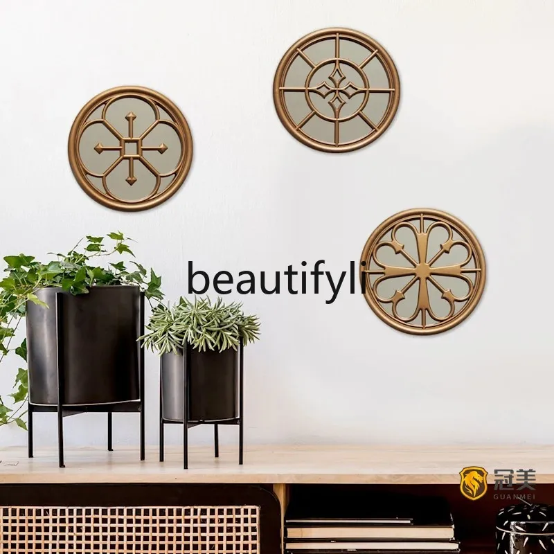 European retro wall decorative mirror American living room dining side wall hanging mirror restaurant entrance, combination
European retro wall decorative mirror American living room dining side wall hanging mirror restaurant entrance, combination