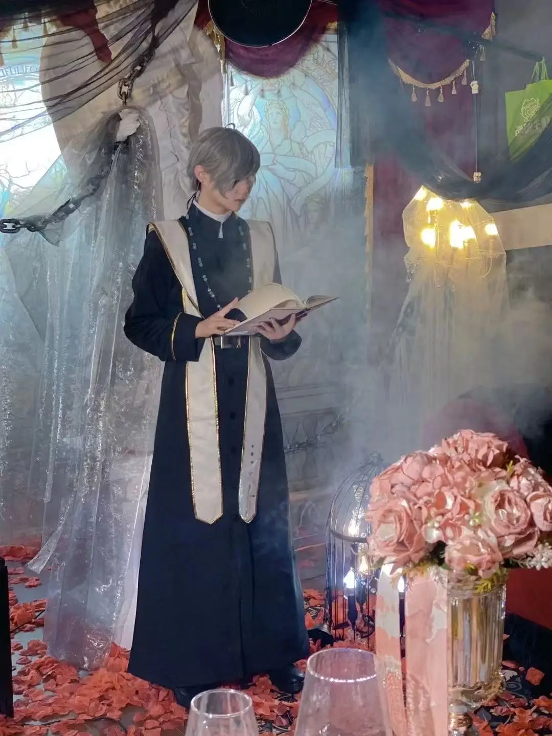 VTuber Kanae Cosplay Full Set Nijisanji Priest Uniform Costume
VTuber Kanae Cosplay Full Set Nijisanji Priest Uniform Costume