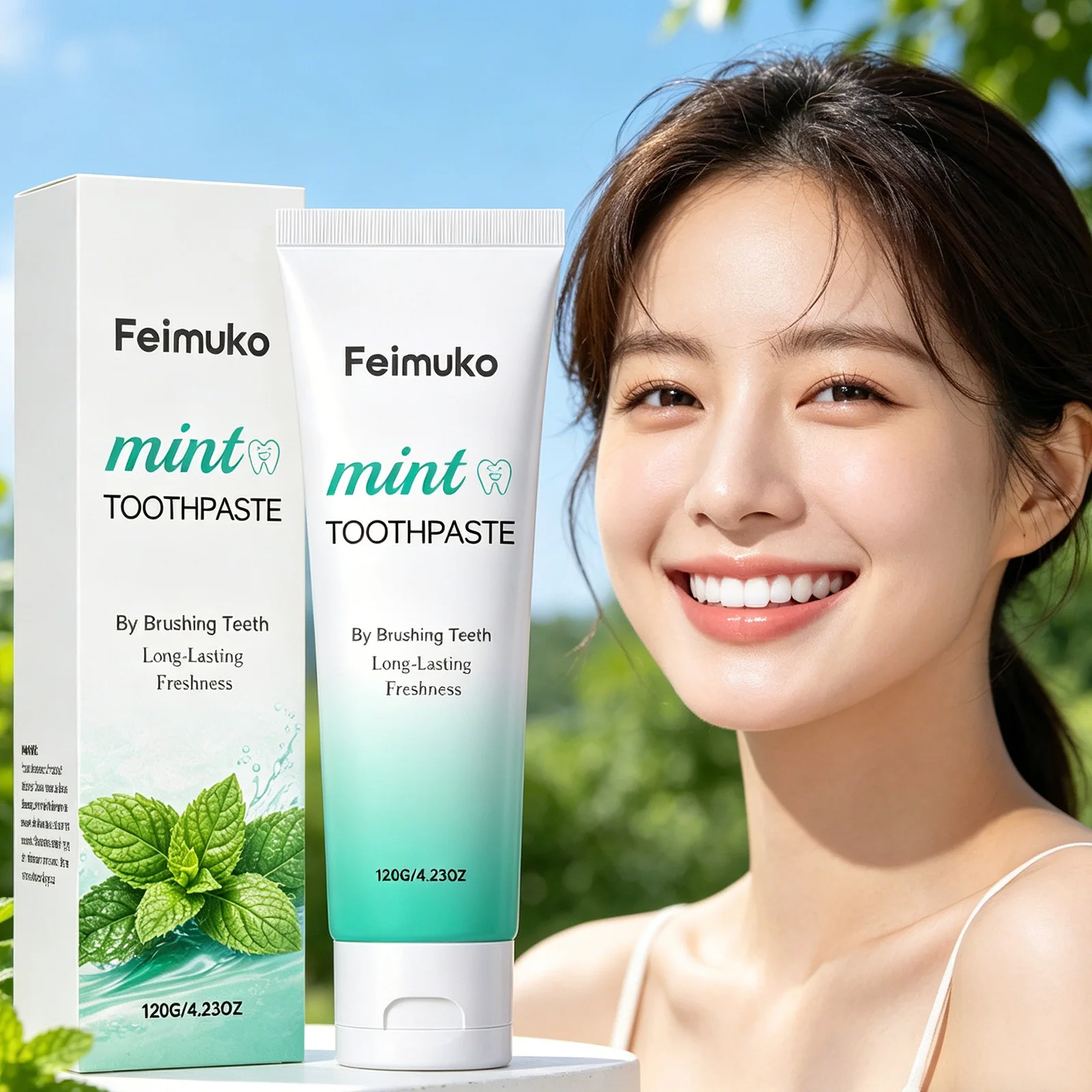 Feimuko Mint Toothpaste Deep Clean Yellow Stains Remover Prevent Caries Bad Breath Relief Oral Hygiene Care Freshness Toothpaste
Feimuko Mint Toothpaste Deep Clean Yellow Stains Remover Prevent Caries Bad Breath Relief Oral Hygiene Care Freshness Toothpaste