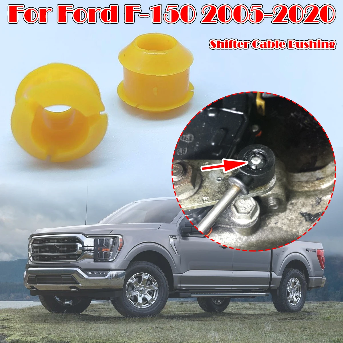 2/4Pc For Ford F-150 2005-2020 Shift Cable Bushing Automatic Shifting Fix Gear Selector Change Lever Linkage End Pivot Grommet
2/4Pc For Ford F-150 2005-2020 Shift Cable Bushing Automatic Shifting Fix Gear Selector Change Lever Linkage End Pivot Grommet