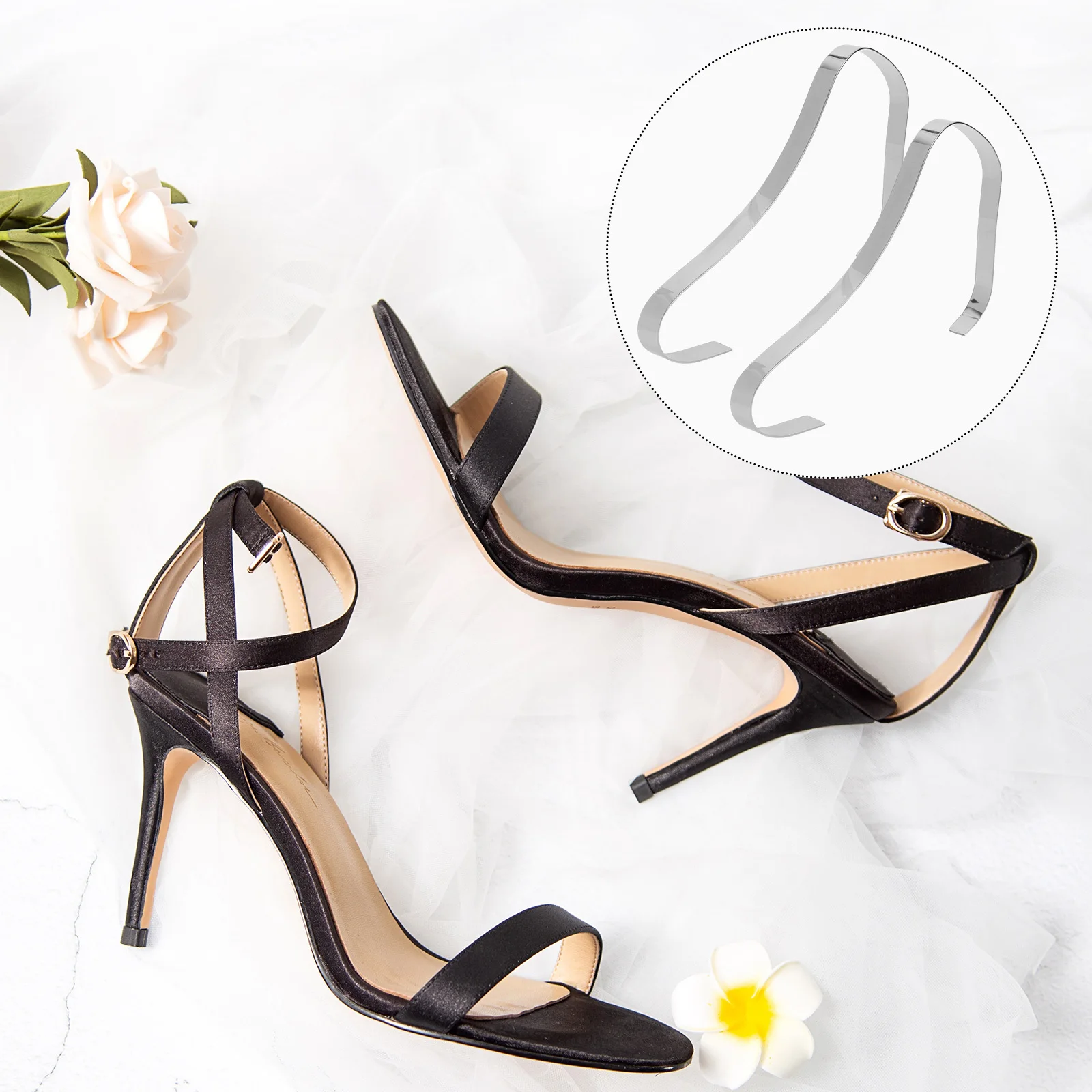 2Pcs Heavy Duty Shoe Support Stand for High Heels Boots Shape Retainer Display Holder Rack Stainless Silver Shoes Display Stand
2Pcs Heavy Duty Shoe Support Stand for High Heels Boots Shape Retainer Display Holder Rack Stainless Silver Shoes Display Stand