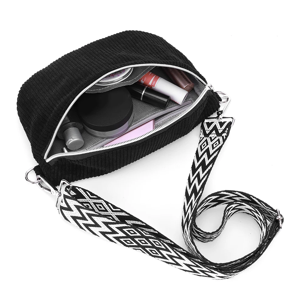 Shoulder Bag for Men Women with Adjustable Wide Strap Crossbody Bag Corduroy Solid Zipper Fanny Pack for Travel Workout
Shoulder Bag for Men Women with Adjustable Wide Strap Crossbody Bag Corduroy Solid Zipper Fanny Pack for Travel Workout