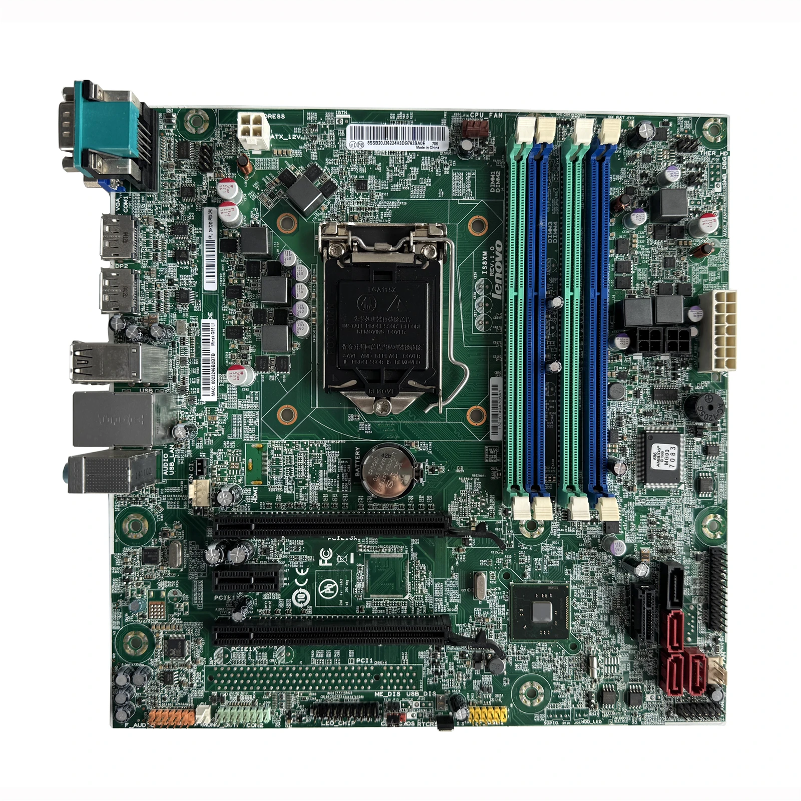 00KT260 используется для материнской платы ThinkCentre M83 для настольных ПК IS8XM Intel Q85 LGA1150, слот для памяти DDR4, 100% тестирование
00KT260 используется для материнской платы ThinkCentre M83 для настольных ПК IS8XM Intel Q85 LGA1150, слот для памяти DDR4, 100% тестирование