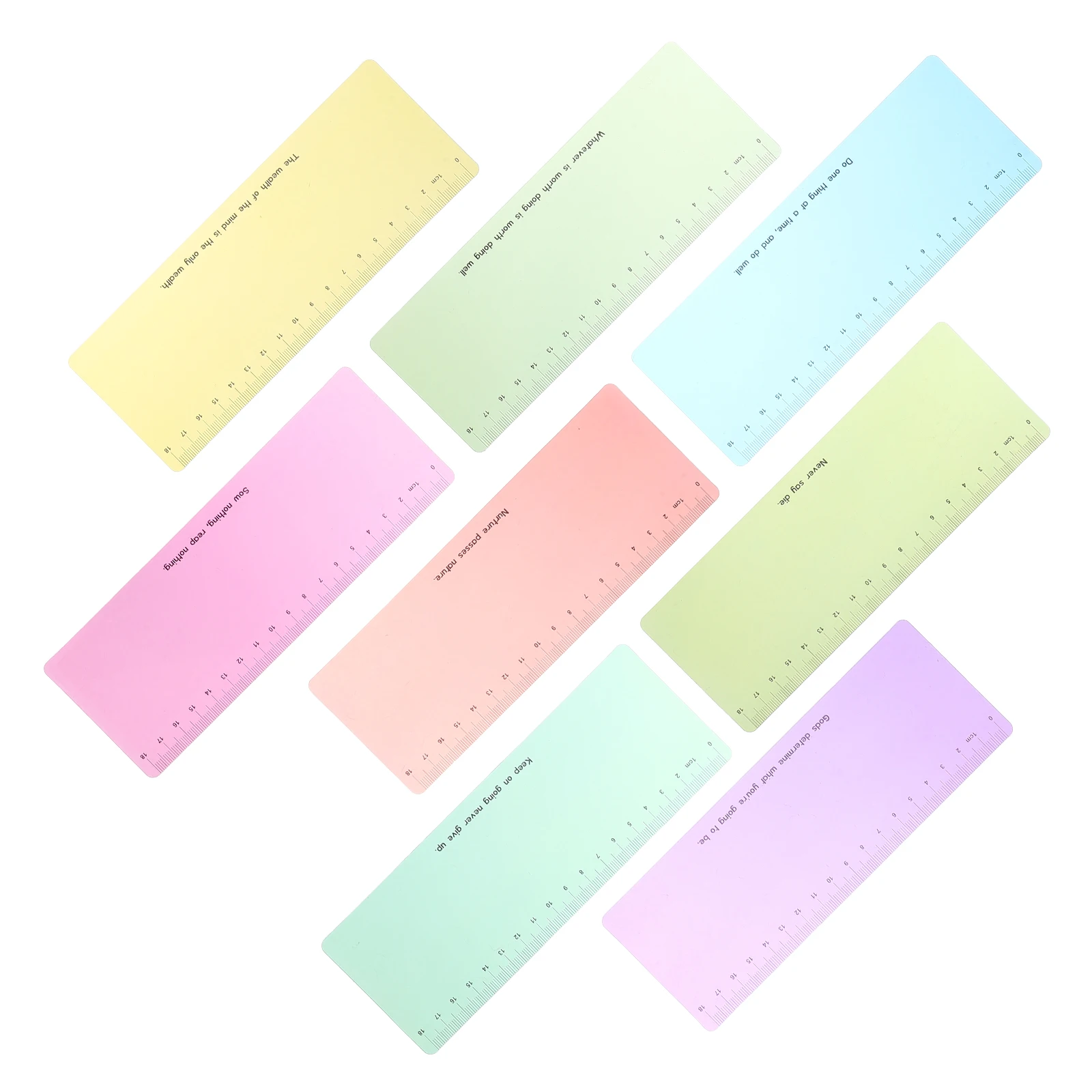 1 set Colorful PET Bookmark Ruler with Scale for Reading Students Kids Bookmarks Tracker Marks Highlight Strips Writing Control
1 set Colorful PET Bookmark Ruler with Scale for Reading Students Kids Bookmarks Tracker Marks Highlight Strips Writing Control