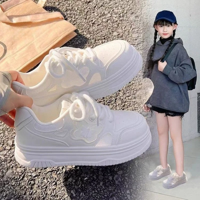 Kids Sneakers Cute Butterfly White Girls Mesh Platform Sneakers Causal Non-Slip Sole Breathable Children's School Sports Shoes
Kids Sneakers Cute Butterfly White Girls Mesh Platform Sneakers Causal Non-Slip Sole Breathable Children's School Sports Shoes