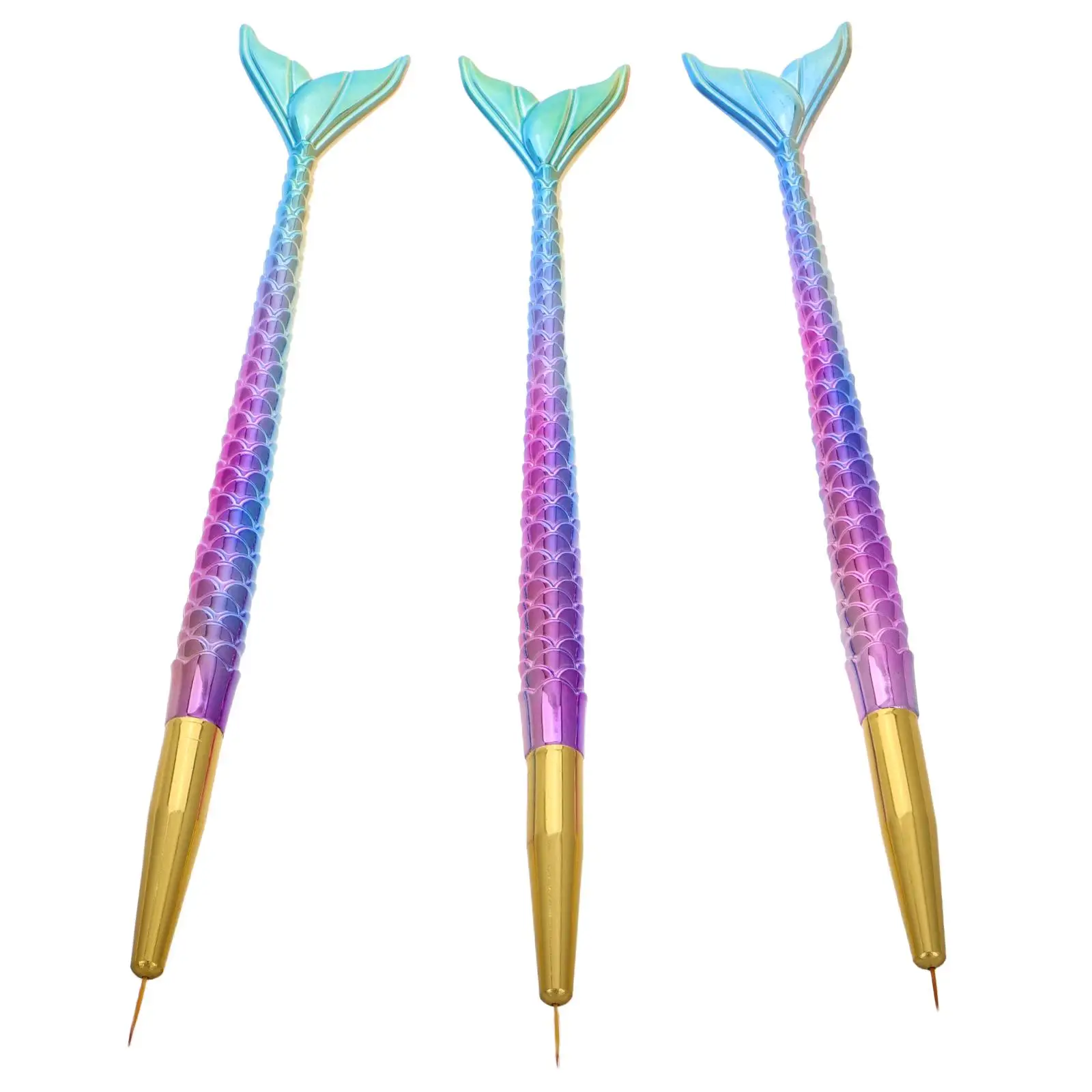 3 Pcs Nail Liner Brushes Line Pens Durable Colorful Mermaid Tail Gradient Liner Dotting Tools Supplies Kit Gel
3 Pcs Nail Liner Brushes Line Pens Durable Colorful Mermaid Tail Gradient Liner Dotting Tools Supplies Kit Gel