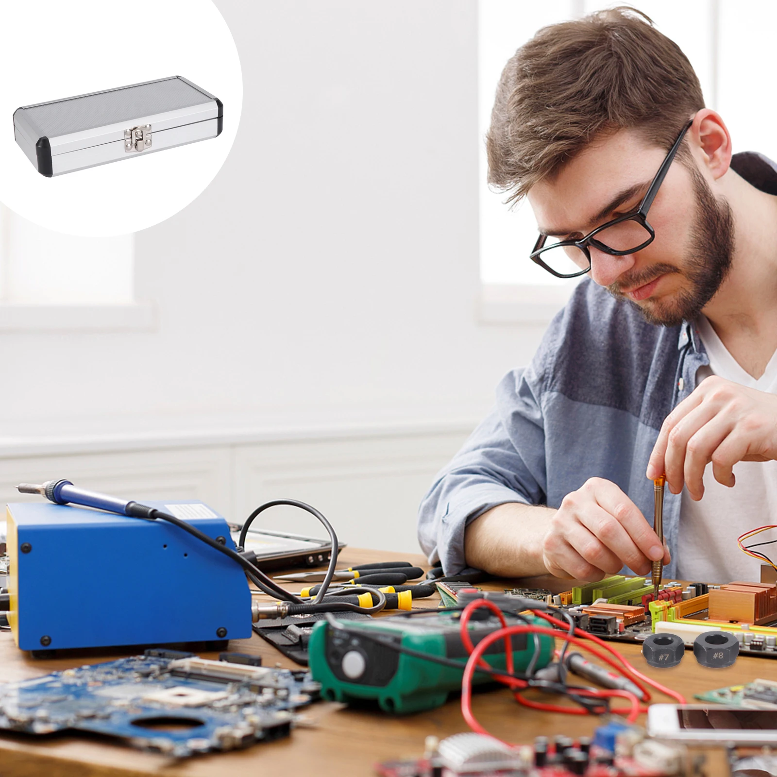 10 pcs Damaged Nuts Extractor Extractor Set Metal AntiRust Stripped Nuts Remover Broken Bolts H Tools Lightweight Durable 
10 pcs Damaged Nuts Extractor Extractor Set Metal AntiRust Stripped Nuts Remover Broken Bolts H Tools Lightweight Durable