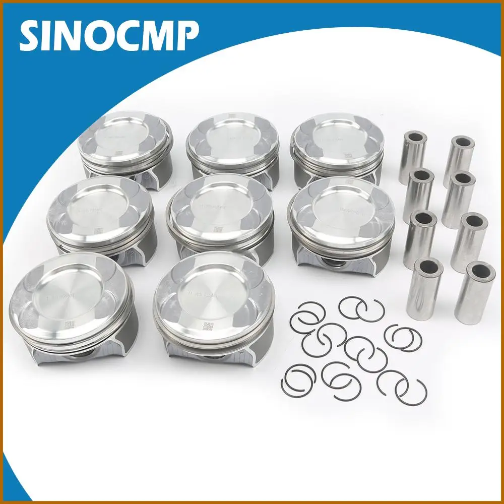 Pistons And Rings Set For Mercedes-Benz M278 Engine 4.6L 4.7L With 92.9mm Bore And 24mm Pin Diameter Fits W222 W221 X166 W166
Pistons And Rings Set For Mercedes-Benz M278 Engine 4.6L 4.7L With 92.9mm Bore And 24mm Pin Diameter Fits W222 W221 X166 W166