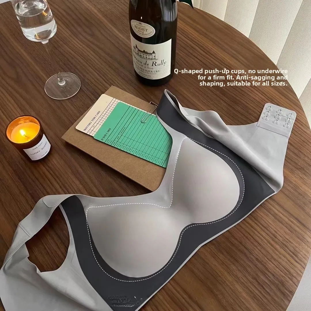 Lift 20 Support Fixed Cup Color Block Latex Underwear No Run Steel Ring Gathered Bare Sensation Bra Thin Polyester Fiber
Lift 20 Support Fixed Cup Color Block Latex Underwear No Run Steel Ring Gathered Bare Sensation Bra Thin Polyester Fiber