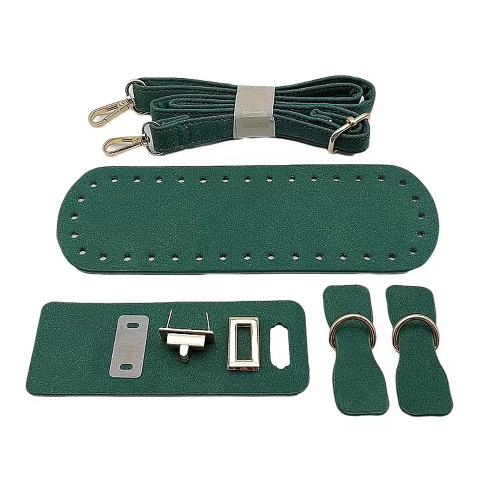 Faux Leather Bag Strap Handmade Woven Handbag Set For DIY Shoulder Handbag High Quality Bag Bottoms With Hardware Accessories
Faux Leather Bag Strap Handmade Woven Handbag Set For DIY Shoulder Handbag High Quality Bag Bottoms With Hardware Accessories