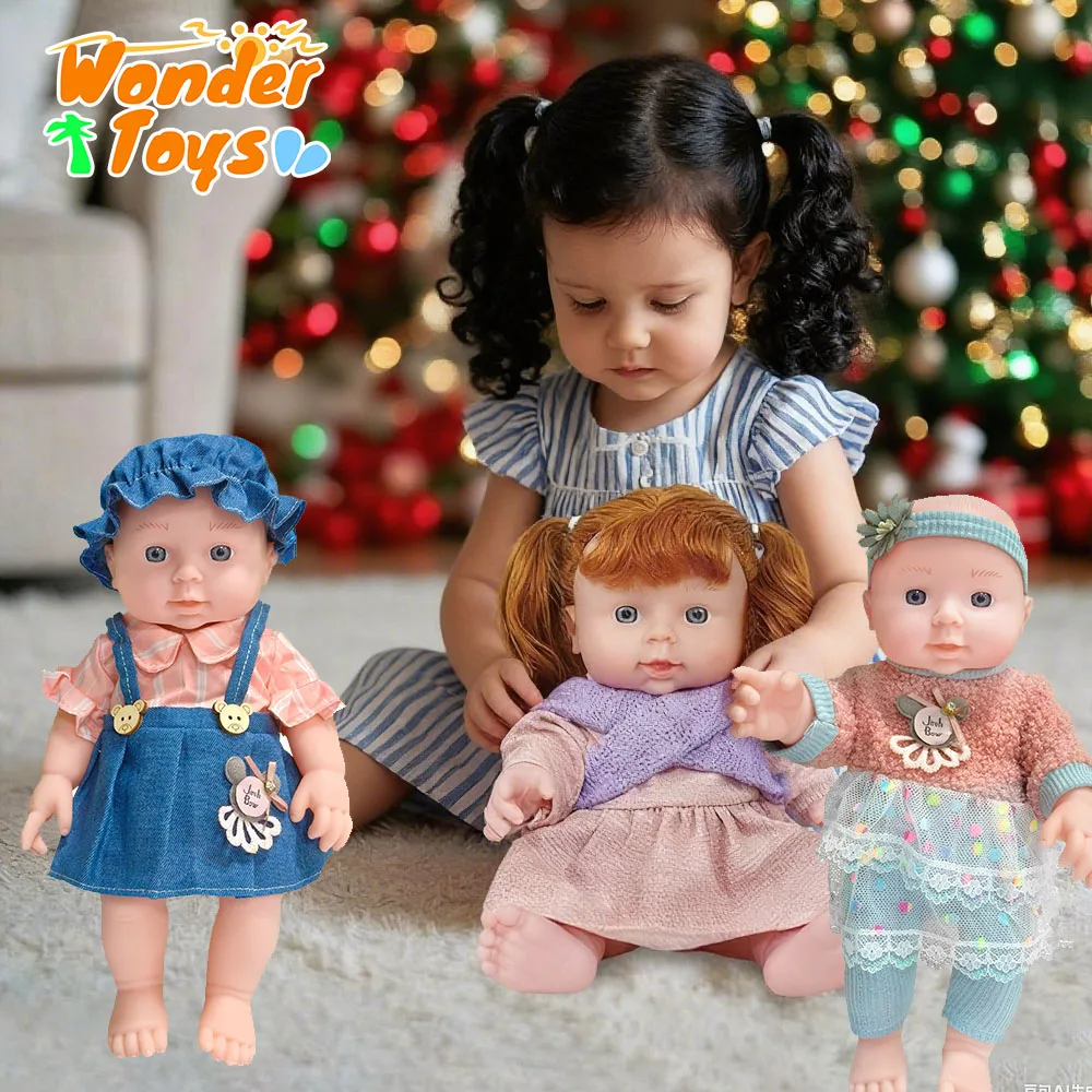12-Inch Dolls with Hair Clothes Soft Simulation Baby Realistic Body Vinyl Doll Toy for Girls Children Christmas Gifts New Year
12-Inch Dolls with Hair Clothes Soft Simulation Baby Realistic Body Vinyl Doll Toy for Girls Children Christmas Gifts New Year