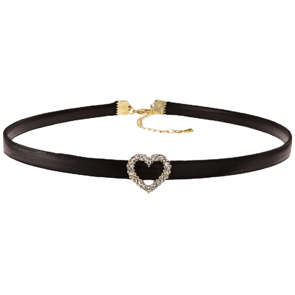 Heart Choker Necklace for Women Girls Adjustable Black Alloy Metal Fashion Gothic Accessories Teen Style Durability
Heart Choker Necklace for Women Girls Adjustable Black Alloy Metal Fashion Gothic Accessories Teen Style Durability