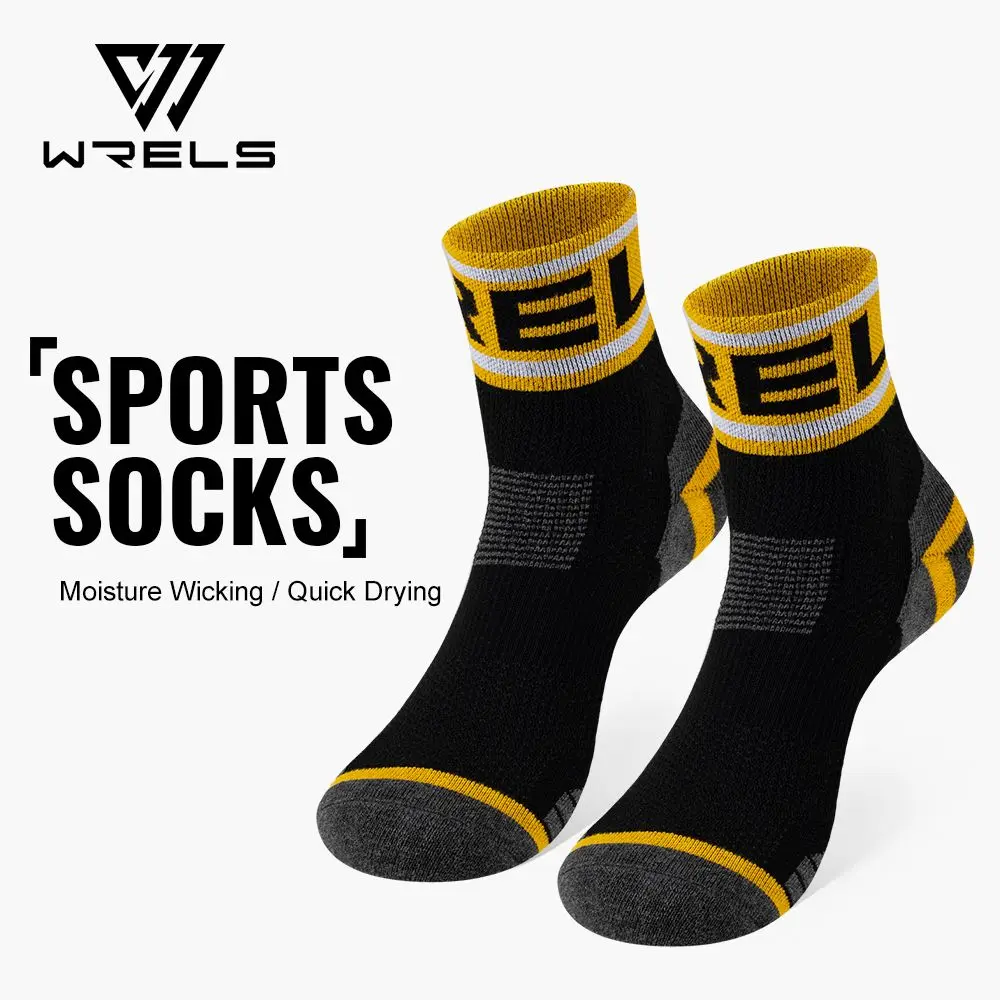 WRELS 1/2/3 Pairs Running Sports Socks Arch Support Cycling Socks Men's Moisture Wicking Seamless Anti-Slip Athletic Socks
WRELS 1/2/3 Pairs Running Sports Socks Arch Support Cycling Socks Men's Moisture Wicking Seamless Anti-Slip Athletic Socks