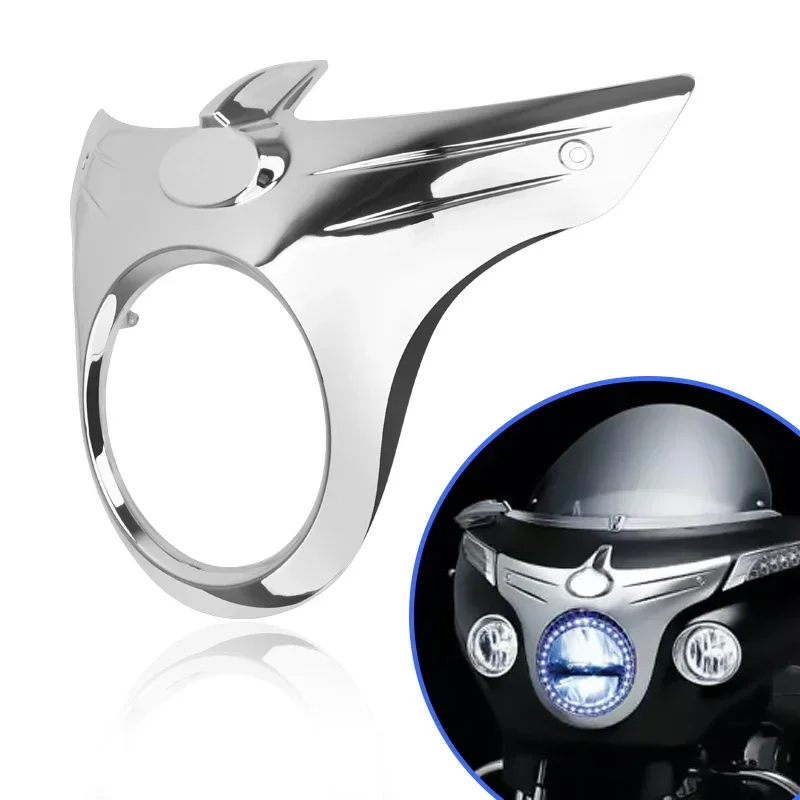 Motorcycle Chrome Headlight Outer Fairing Bezel Upper Accessories For Indian Chieftain Limited Roadmaster Dark Horse 2014-2020
Motorcycle Chrome Headlight Outer Fairing Bezel Upper Accessories For Indian Chieftain Limited Roadmaster Dark Horse 2014-2020