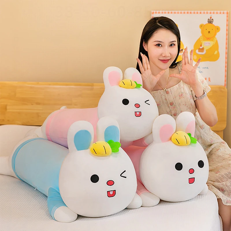 Wholesale New Kawaii Carrot Rabbit Plush Toy Large Size Stuffed Doll for Kids Sleeping Hugging Perfect Birthday Xmas Gift
Wholesale New Kawaii Carrot Rabbit Plush Toy Large Size Stuffed Doll for Kids Sleeping Hugging Perfect Birthday Xmas Gift