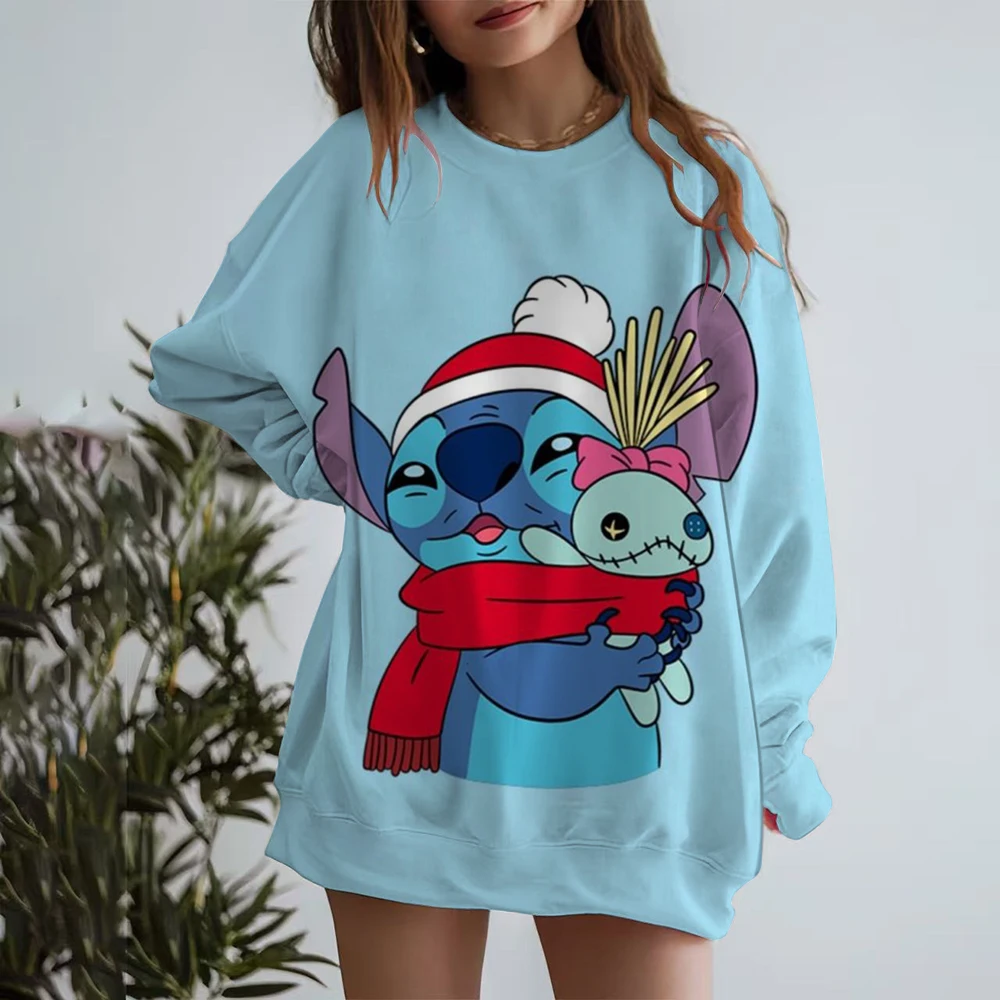 Пуловер с капюшоном, большой свитер для тренировок, Disney Stitch, принт Sudadera, женские толстовки, рождественская осень, свободная толстовка с длинными рукавами
Пуловер с капюшоном, большой свитер для тренировок, Disney Stitch, принт Sudadera, женские толстовки, рождественская осень, свободная толстовка с длинными рукавами
