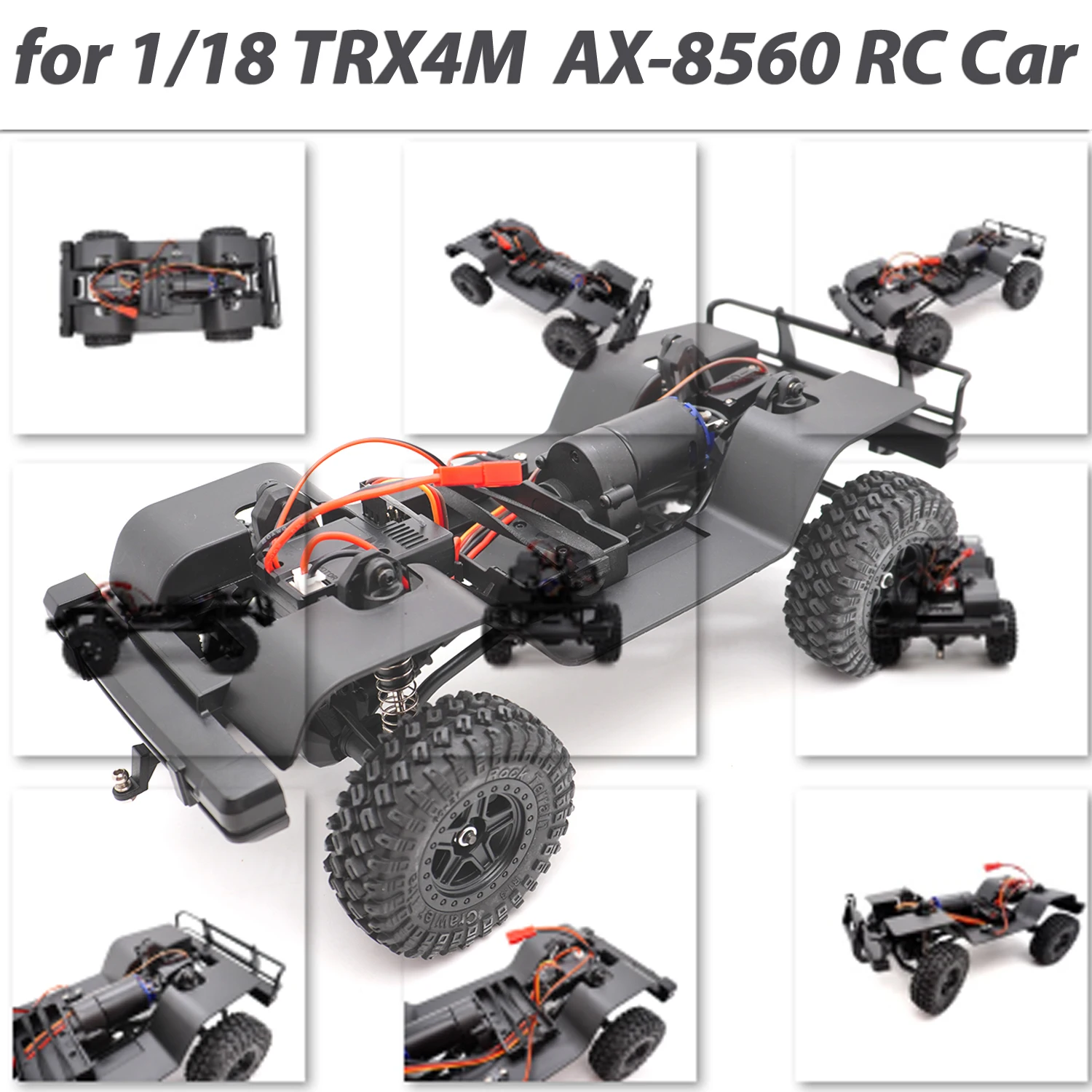 RC Car Body Chassis Frame Wheelbase Kit 155mm 6.10inch For 1:18 RC Car Ax8560 TRX4M JJRC Bronco Defender Upgrade Accessories
RC Car Body Chassis Frame Wheelbase Kit 155mm 6.10inch For 1:18 RC Car Ax8560 TRX4M JJRC Bronco Defender Upgrade Accessories